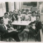 1950 Gymnastes après la compétition