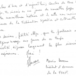 1995 Extrait livre d'or 1er Open Maurice DAVESNE