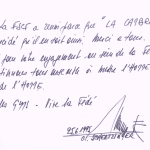 1995 Extrait livre d'or 1er Open Mr Schertzinger