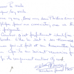 2000 Extrait livre d'or 100eme Anniversaire JP BOURDIN